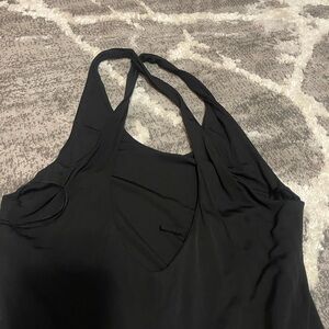 Alexander Wang Black Halter  midi dress by